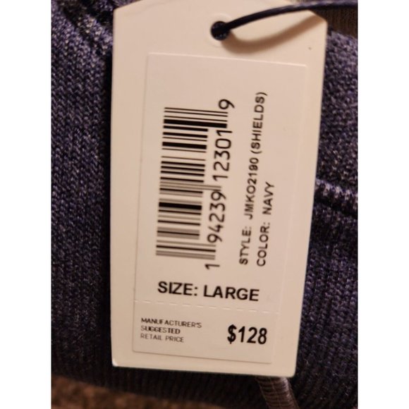 New Johnnie O Shields sweatshirt navy men's Small Original $128 - Picture 4 of 8